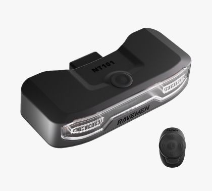 RAVEMEN NT101 USB rear bike light with turn signal, brake light and anti-theft alarm