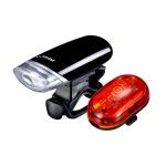 INFINI I-1202 bike light set with 2x AA batteries